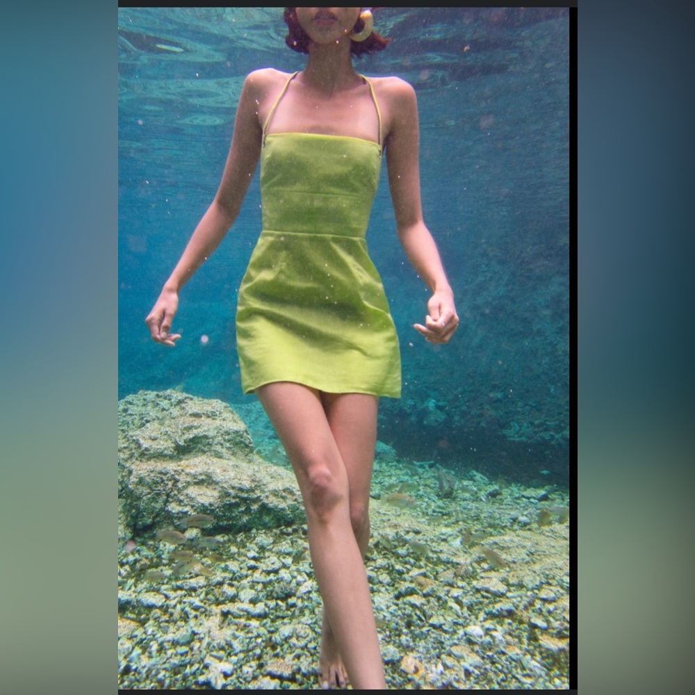 Reformation Karsten Linen Minidress size 6